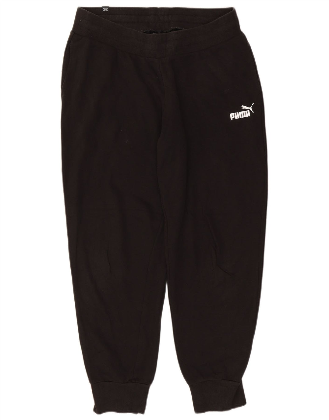 Pantaloni de trening Puma pentru bărbați Joggeri, bumbac mediu negru