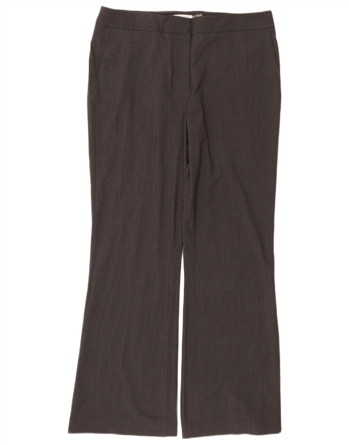 Pantaloni de costum pentru femei Calvin Klein Bootcut US 16 XL W38 L32 poliester gri