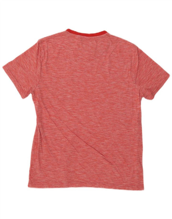 Tricou pentru bărbați Penguin Top mare, roșu, bumbac cu pete