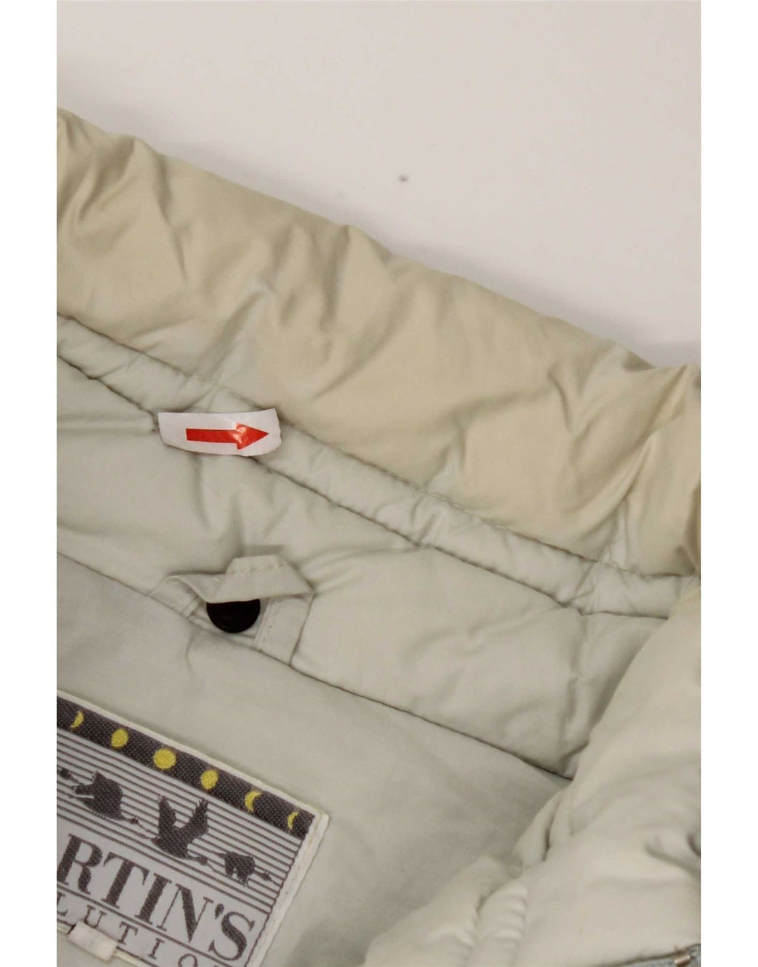 Jachetă căptușită pentru bărbați Martin's UK 42 XL Bumbac alb