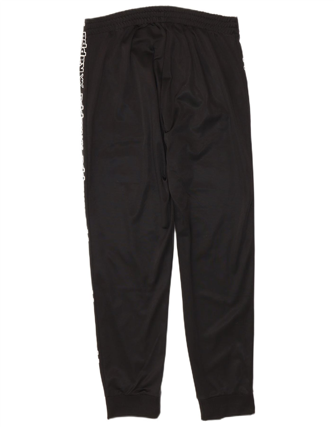 Pantaloni de trening cu grafică pentru bărbați Kappa Pantaloni de jogging, mari, negru, poliester