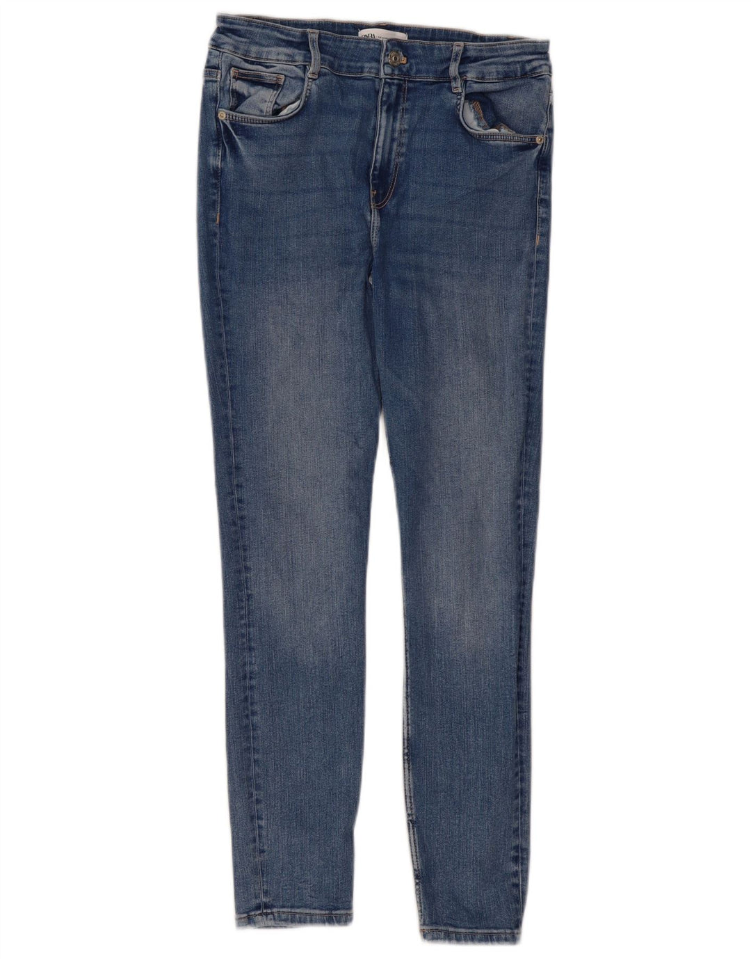 Blugi skinny dama Zara EU 40 Medium W30 L28 Albastru