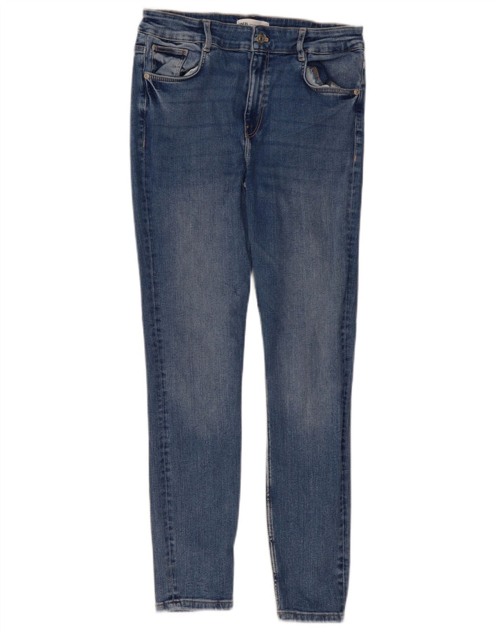 Blugi skinny dama Zara EU 40 Medium W30 L28 Albastru