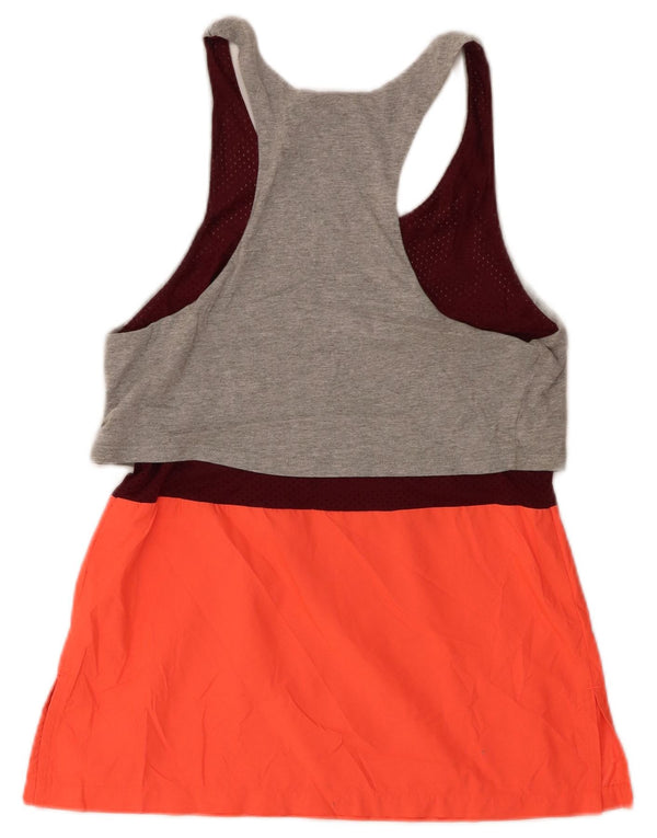 Top cu vestă cu grafică pentru atletism și teren Nike pentru femei UK 10, gri mic, color block