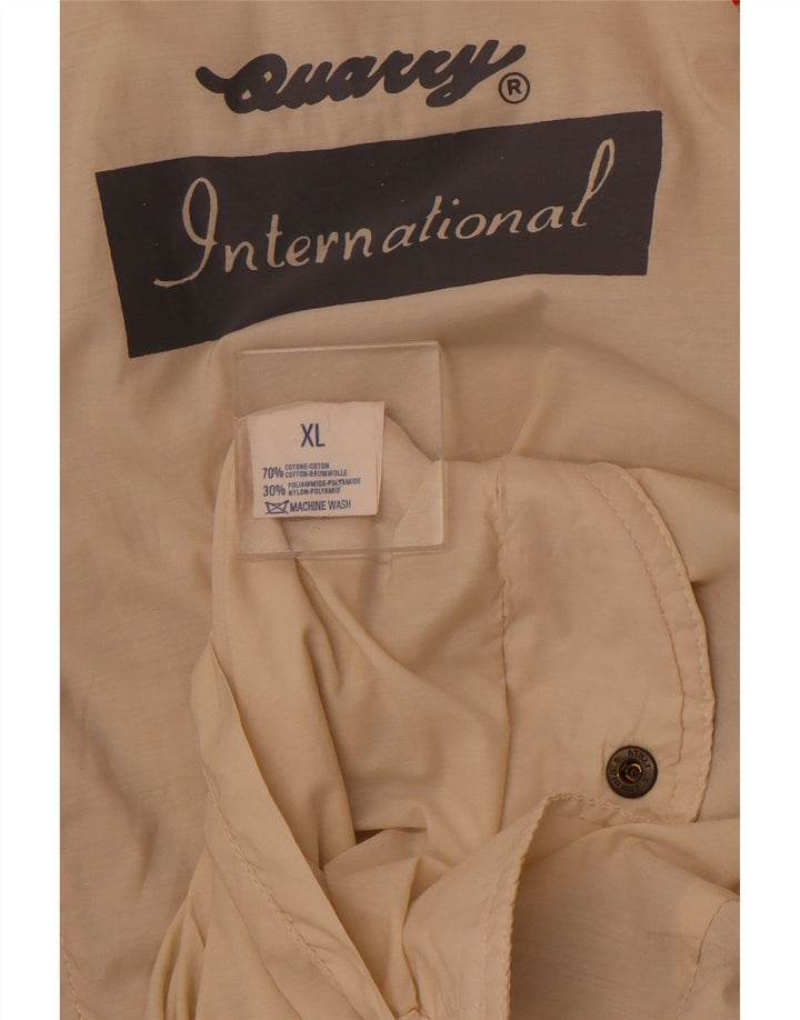 Jachetă reversibilă QUARRY pentru bărbați, UK 42 XL, bumbac alb