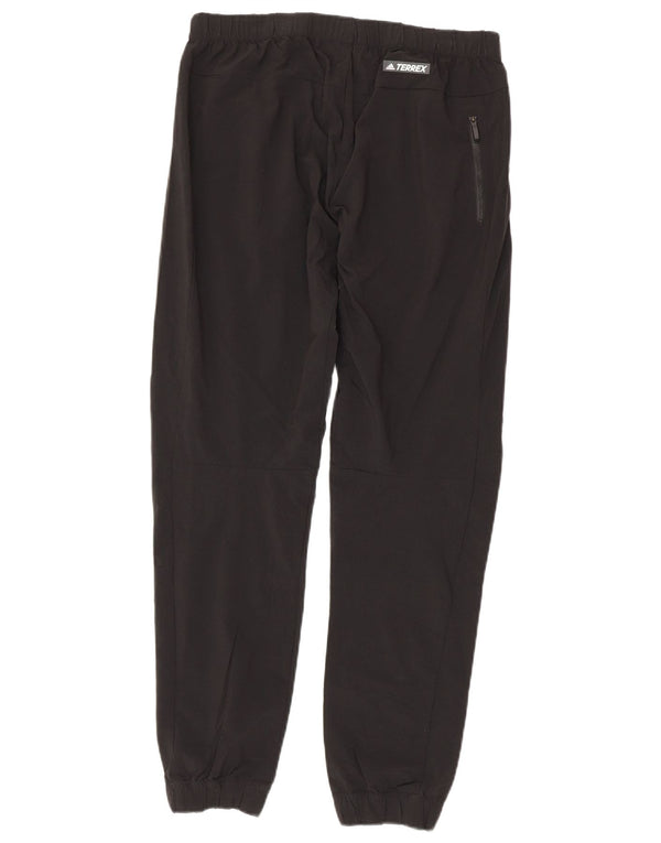Pantaloni de trening Adidas pentru femei Pantaloni de jogging UK 10 Mici Nylon negru