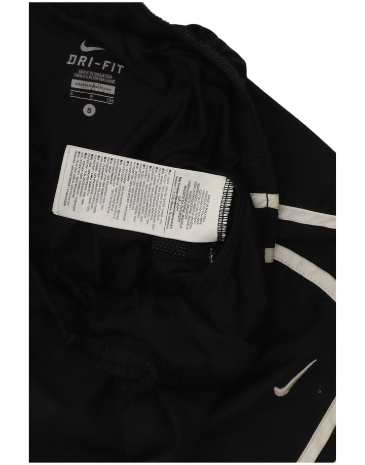 Pantaloni scurți sport Nike Dri Fit pentru femei UK 8 Small Negru Poliester
