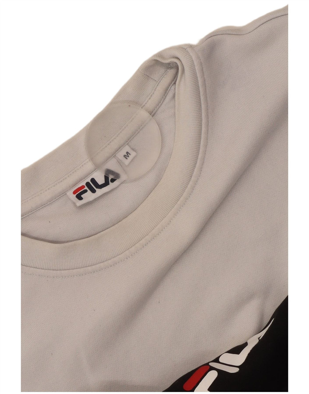 Pulover cu grafic pentru femei FILA UK 14 Medium Black Colorblock