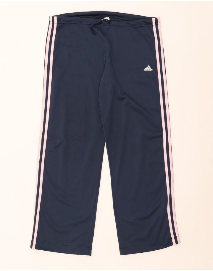 Pantaloni de trening Adidas pentru bărbați, mari, albastru, poliester