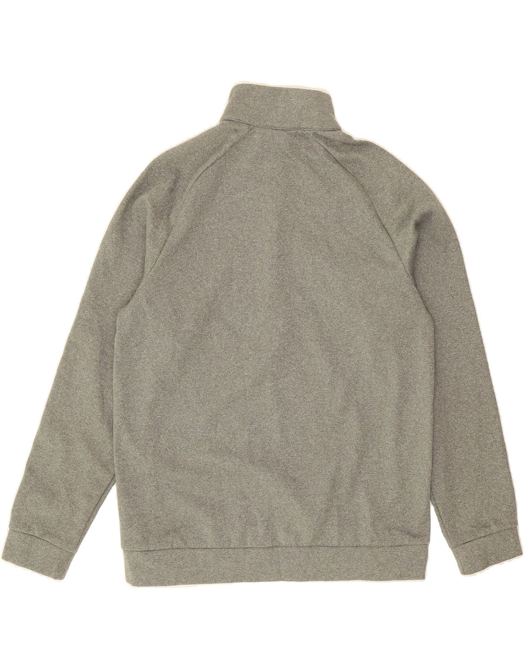 NIKE Mens Dri Fit Zip Neck Sweatshirt Jumper Medium Grey Polyester Vintage Nike and Second-Hand Nike from Messina Hembry 