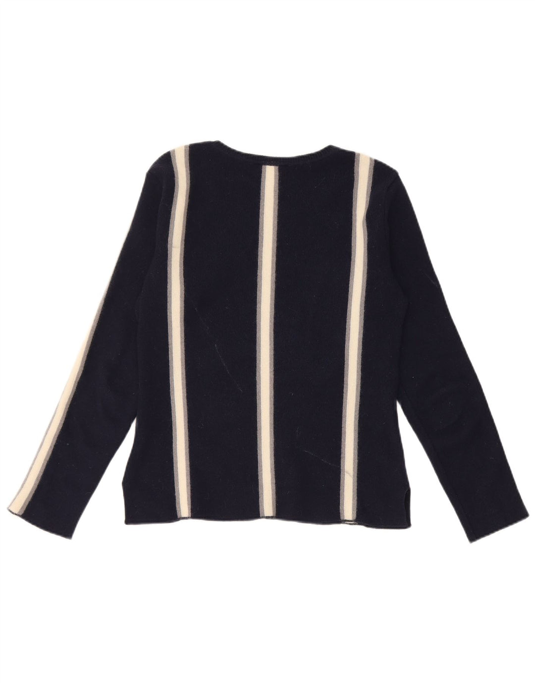 Pulover pentru damă Lacoste cu gât de barcă, mărime 38, mediu, bleumarin, în dungi