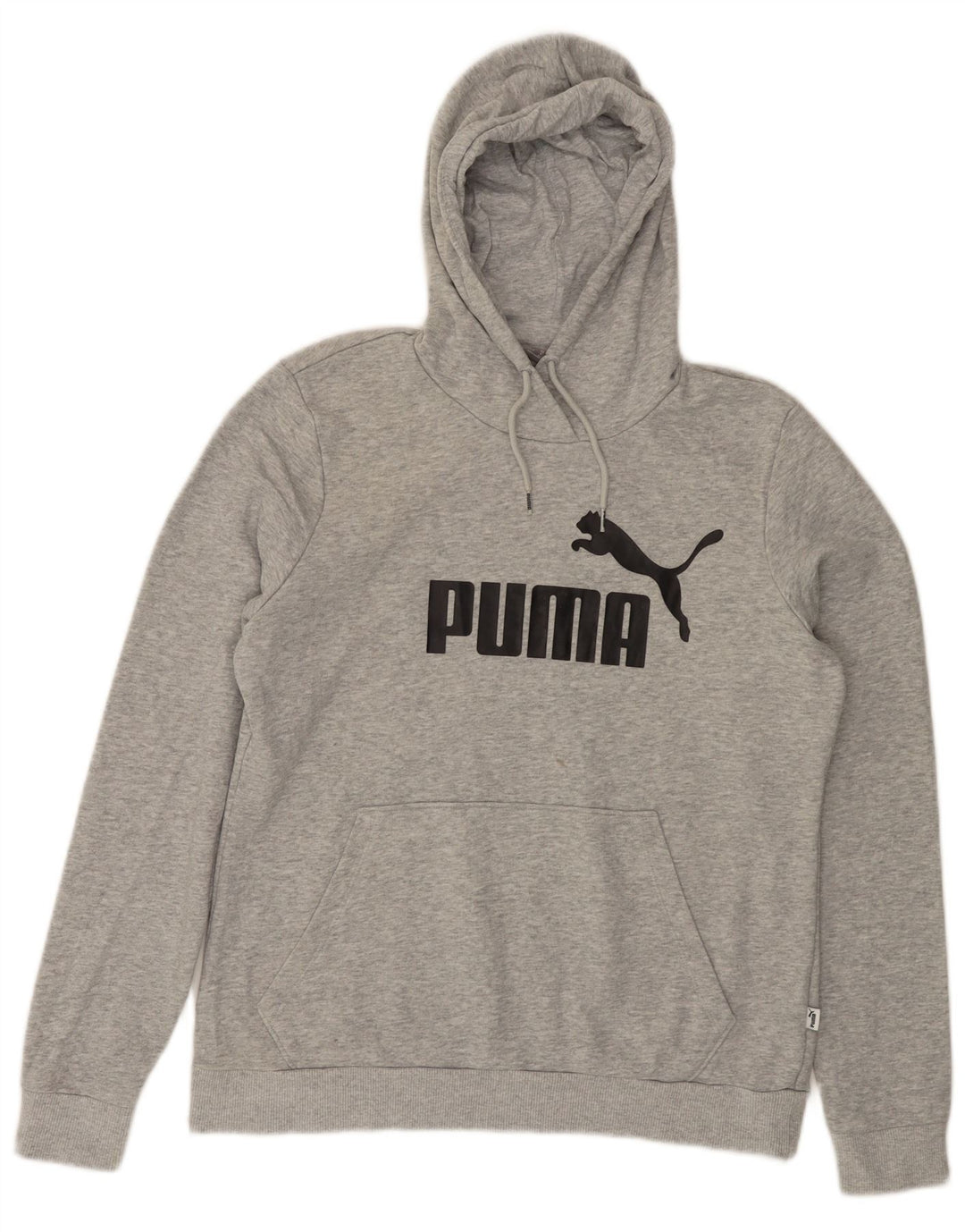 Pulover cu glugă cu grafic PUMA pentru femei UK 16, mare, gri pete