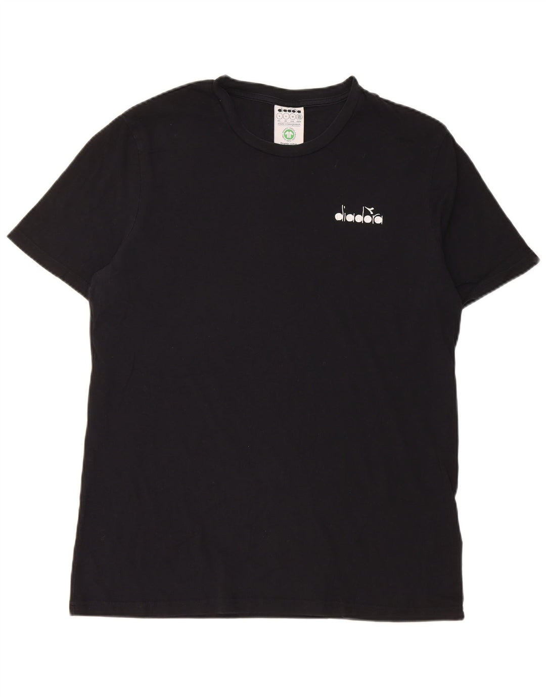 Diadora Bărbați Tricou Top Mare Negru Bumbac