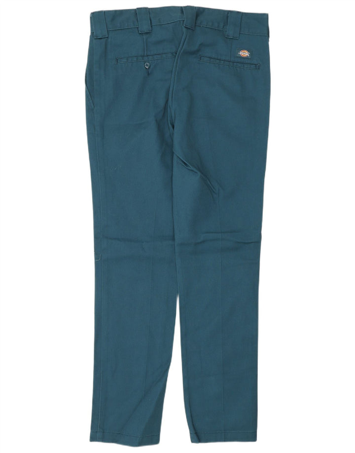Pantaloni chino slim pentru bărbați Dickies L32 L32 poliester albastru