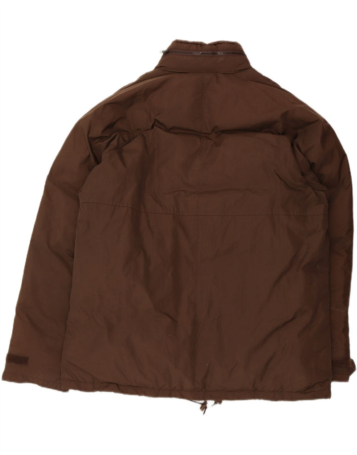 Jachetă căptușită cu glugă pentru bărbați CALVIN KLEIN JEANS UK 42 XL Nailon maro