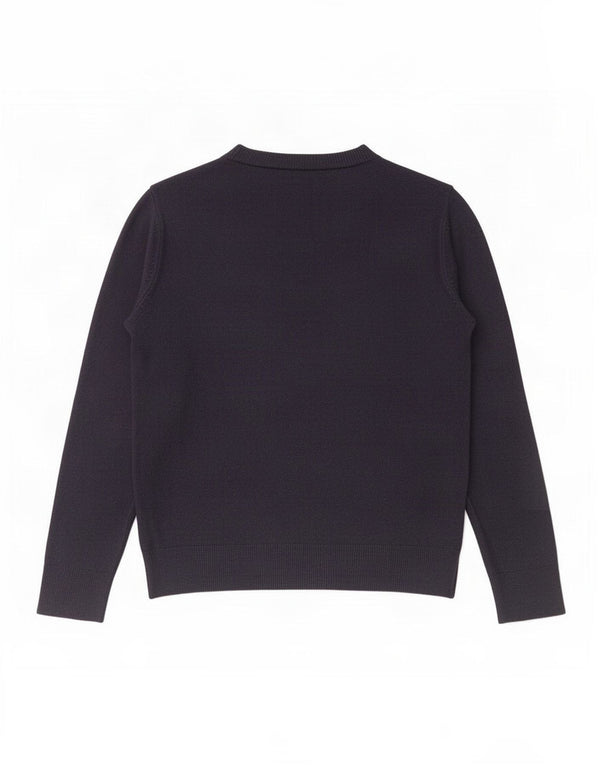 Pulover pentru femei Marks & Spencer cu decolteu triplu UK 12 Medium Bleumarin