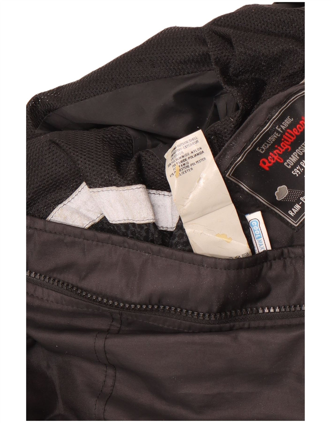 Jachetă de ploaie pentru bărbați Refrigiwear UK 38 Medium Black Poliamidă