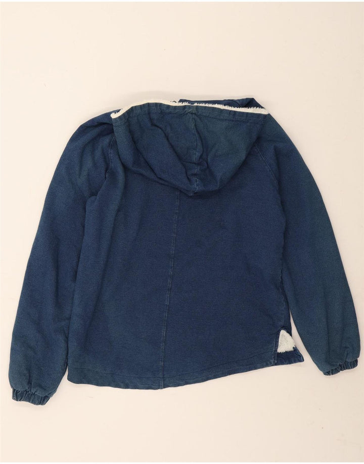 O'Neill Pulover pentru femei denim Sherpa Jacket UK 16, mare, albastru, bumbac