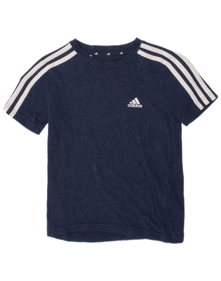 Tricou Băieți Adidas Top 7-8 Ani Bleumarin Bumbac