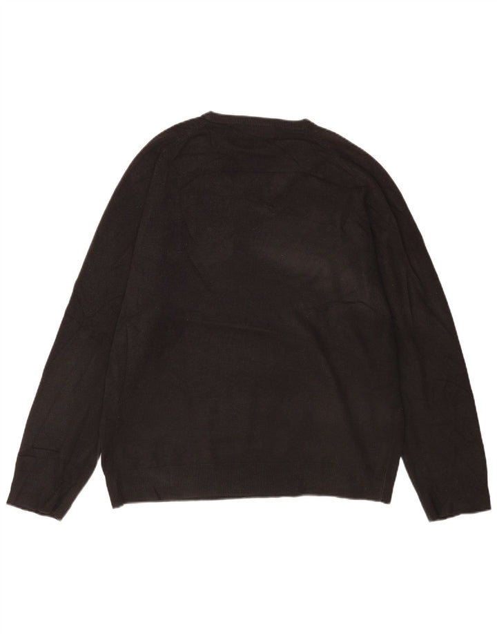 Pulover cu decolteu în V pentru bărbați Marks & Spencer UK 41/43 mare negru