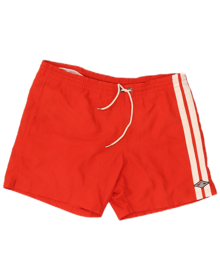 Pantaloni scurți de înot pentru bărbați Bear, în dungi roșii medii