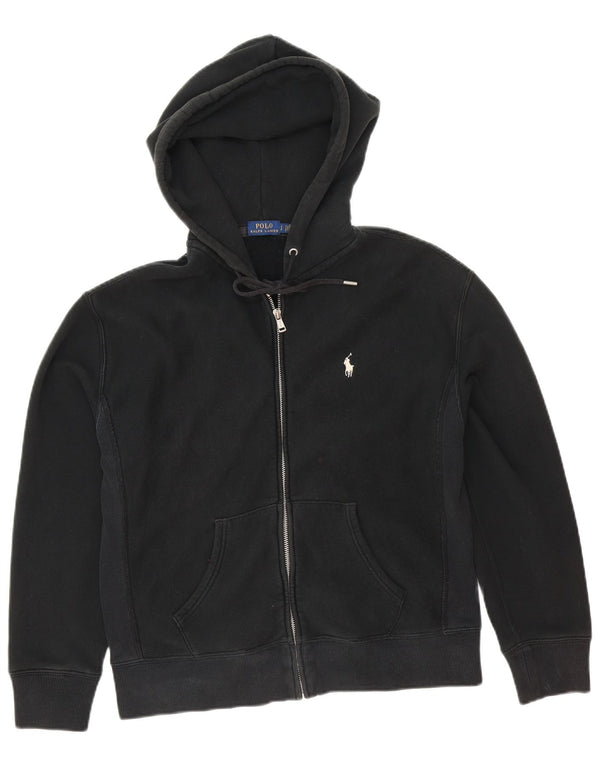 Pulover Polo Ralph Lauren pentru bărbați, cu fermoar, bumbac, negru
