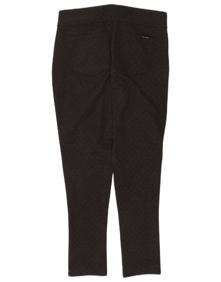 Dkny Pantaloni skinny casual pentru femei L30 L28 poliester cu carouri gri
