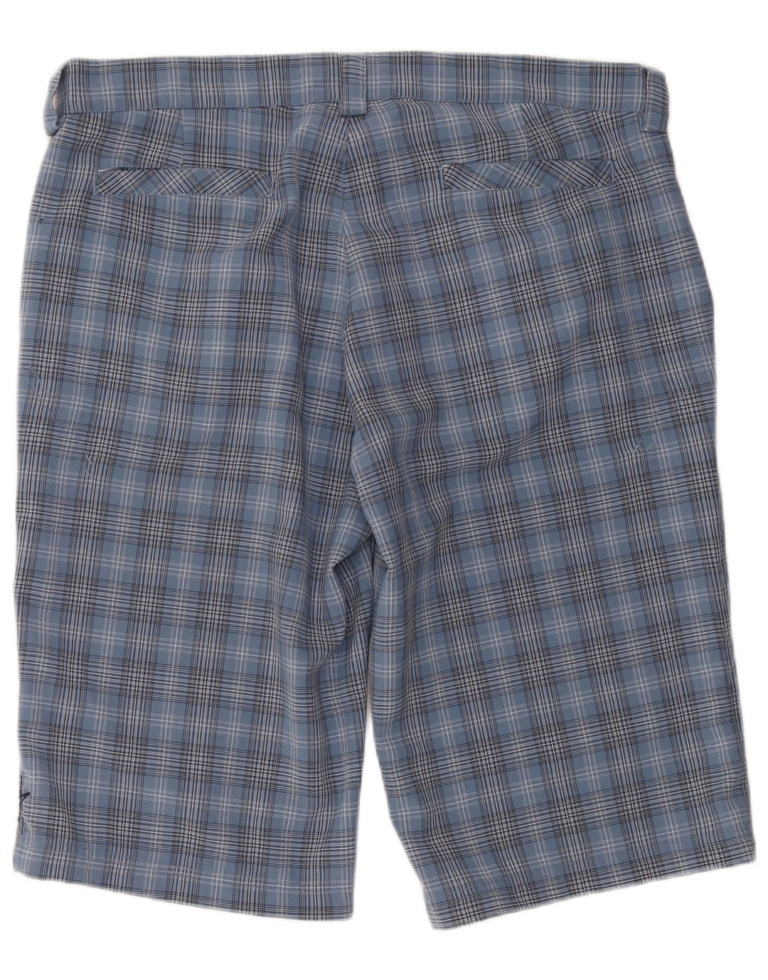 Pantaloni scurți chino pentru bărbați IGUANA W36 Large Blue Check Poliester