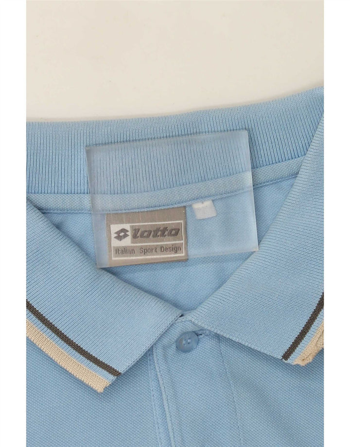Tricou polo pentru bărbați Lotto XL Albastru
