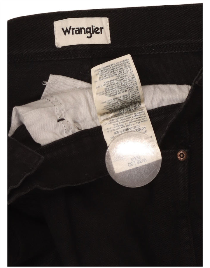 Blugi drepte pentru bărbați Wrangler Texas W36 L30 bumbac negru