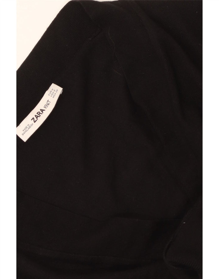 Pulover cardigan pentru femei ZARA UK 14 Medium Negru