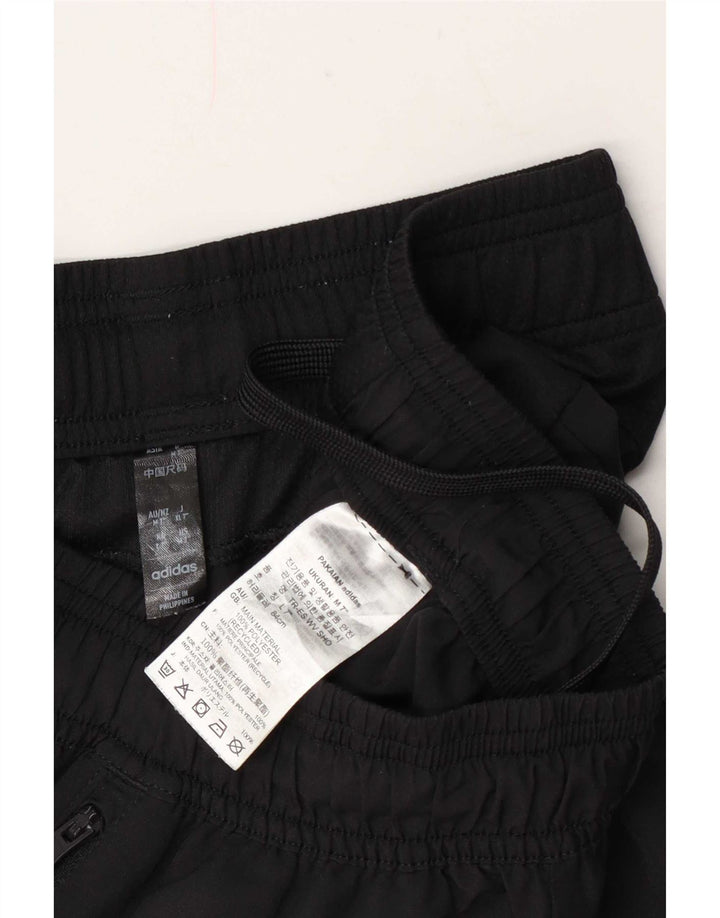 Pantaloni scurți sport Aeroready Adidas pentru bărbați, poliester mediu negru