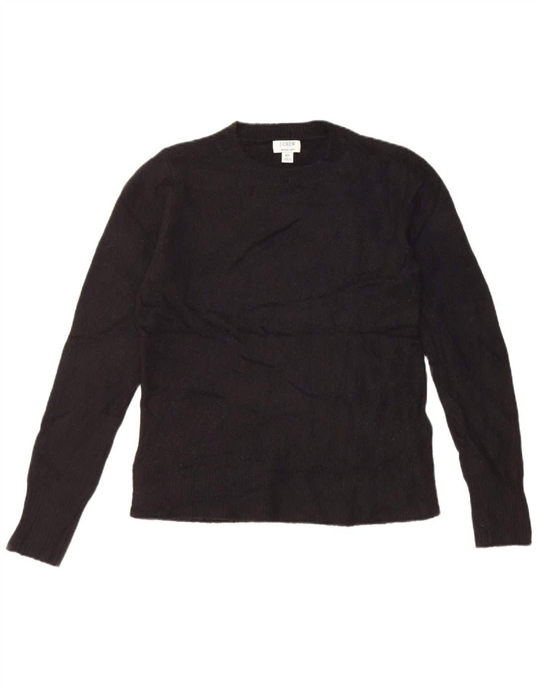 J. Crew Pulover cu decolteu triplu pentru femei XS Acrilic negru