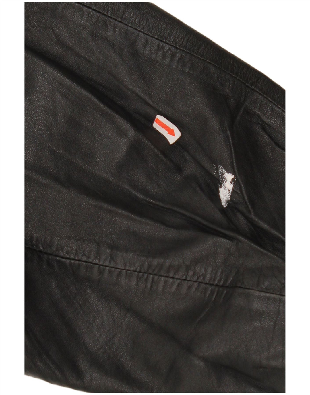 Jachetă de piele supradimensionată pentru femei VINTAGE EU 42, mare, neagră