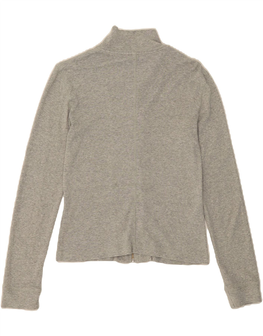 J. CREW Womens Tracksuit Top Jacket UK 10 Small Grey Cotton Vintage J. Crew and Second-Hand J. Crew from Messina Hembry 