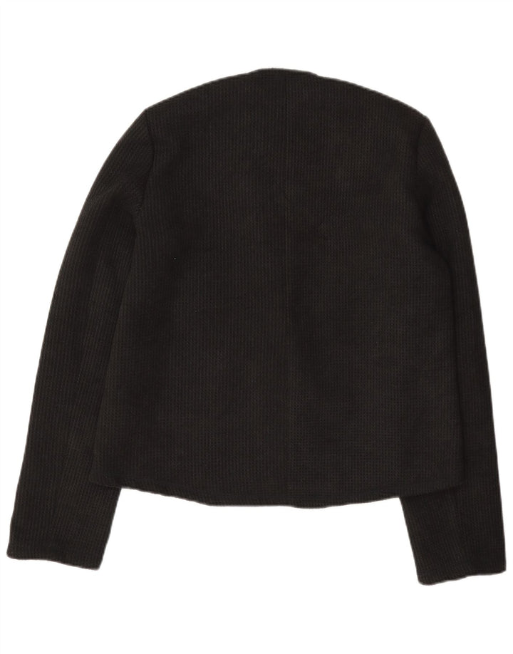 Sacou blazer pentru femei Zara, cu 3 nasturi, UK 10 Mic Negru