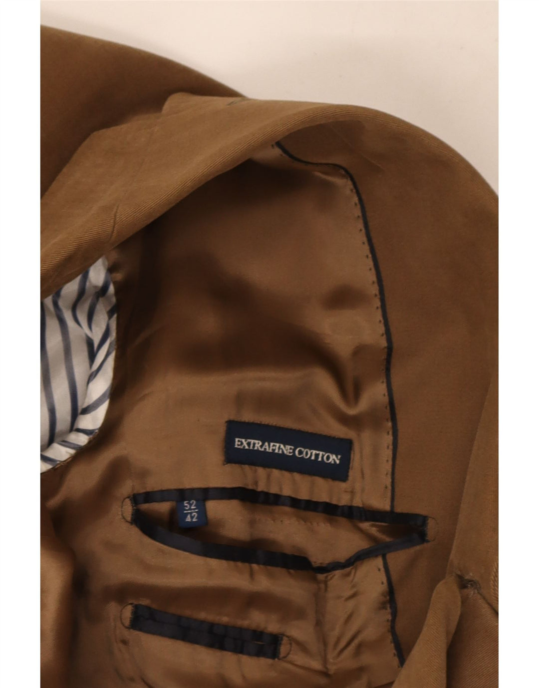Massimo Dutti Jachetă pentru bărbați cu 3 nasturi EU 52, mare, bej, bumbac