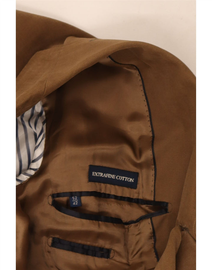 Massimo Dutti Jachetă pentru bărbați cu 3 nasturi EU 52, mare, bej, bumbac