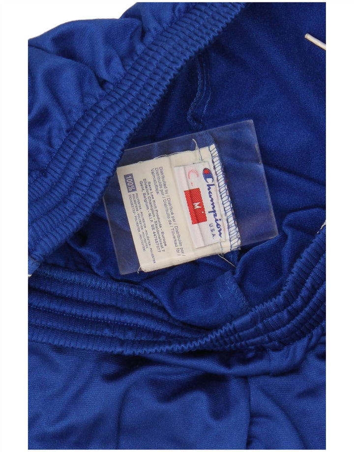 Pantaloni de trening grafic pentru bărbați Champion, albastru mediu, poliester sport