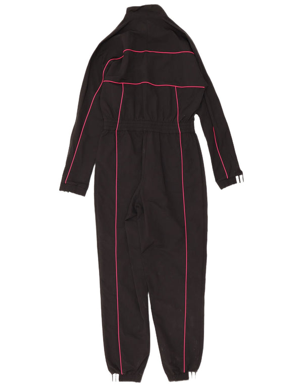 Combinație grafică cu mânecă lungă Adidas pentru femei UK 6 XS Poliamidă neagră