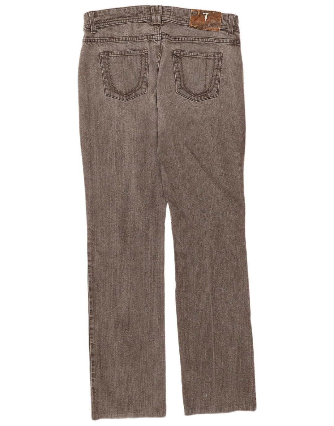 Blugi drepti pentru femei Trussardi W28 L30 bumbac maro