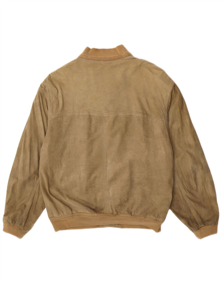 Jachetă Bomber din piele intoarsa pentru barbati Scout UK 40 Large Green
