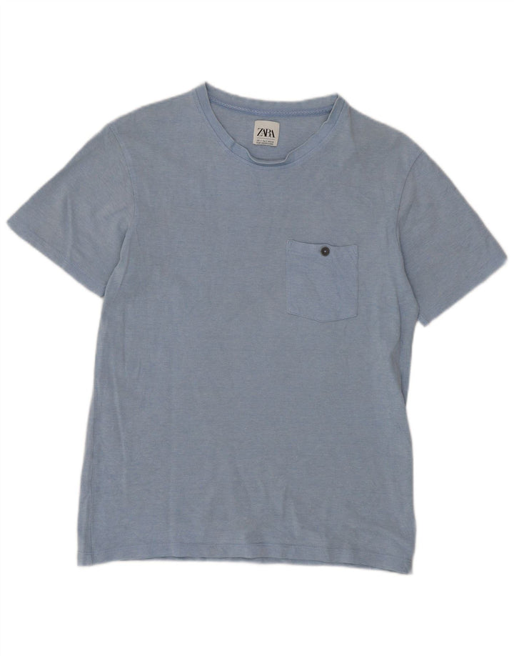 Tricou pentru bărbați Zara Top Mic Albastru