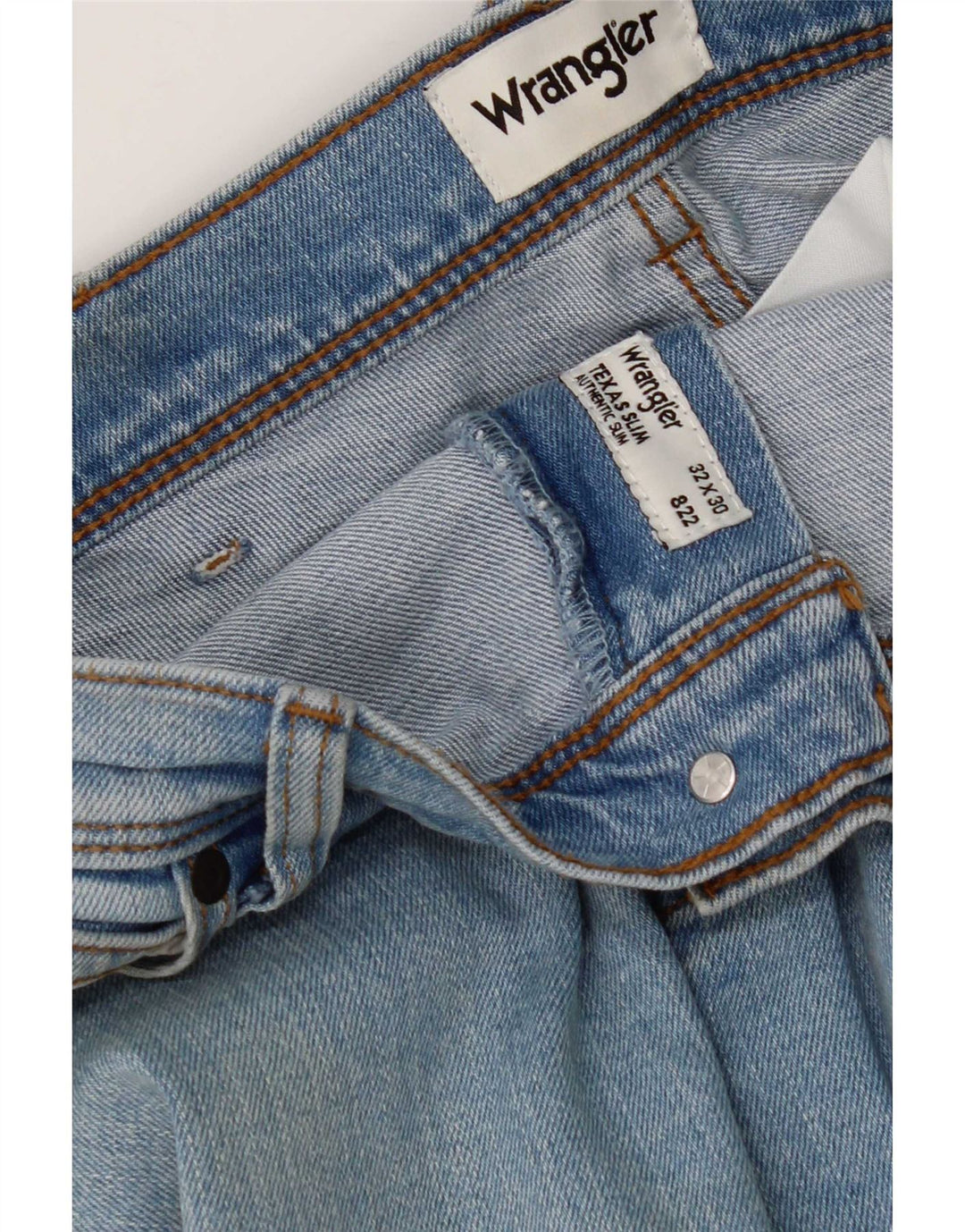 Blugi slim Texas Wrangler pentru bărbați W32 L30 albastru