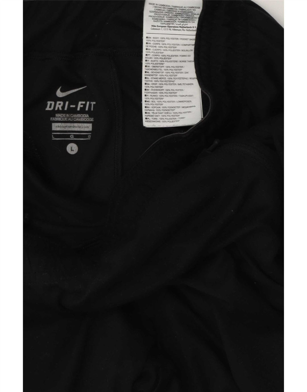 Pantaloni de trening Nike Dri Fit pentru bărbați, mari, negru, poliester