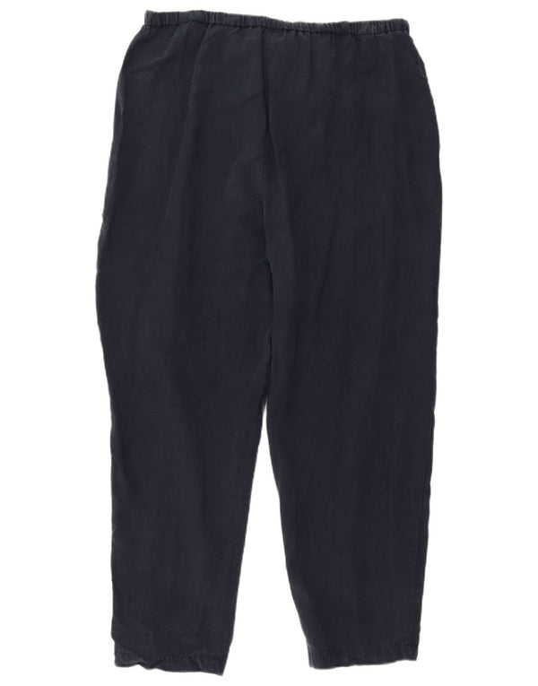 Pantaloni casual pentru femei Marks & Spencer UK 16 Large W32 L26 Bleumarin