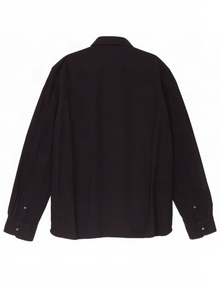 Cămașă pentru bărbați Levi's XL, bumbac negru