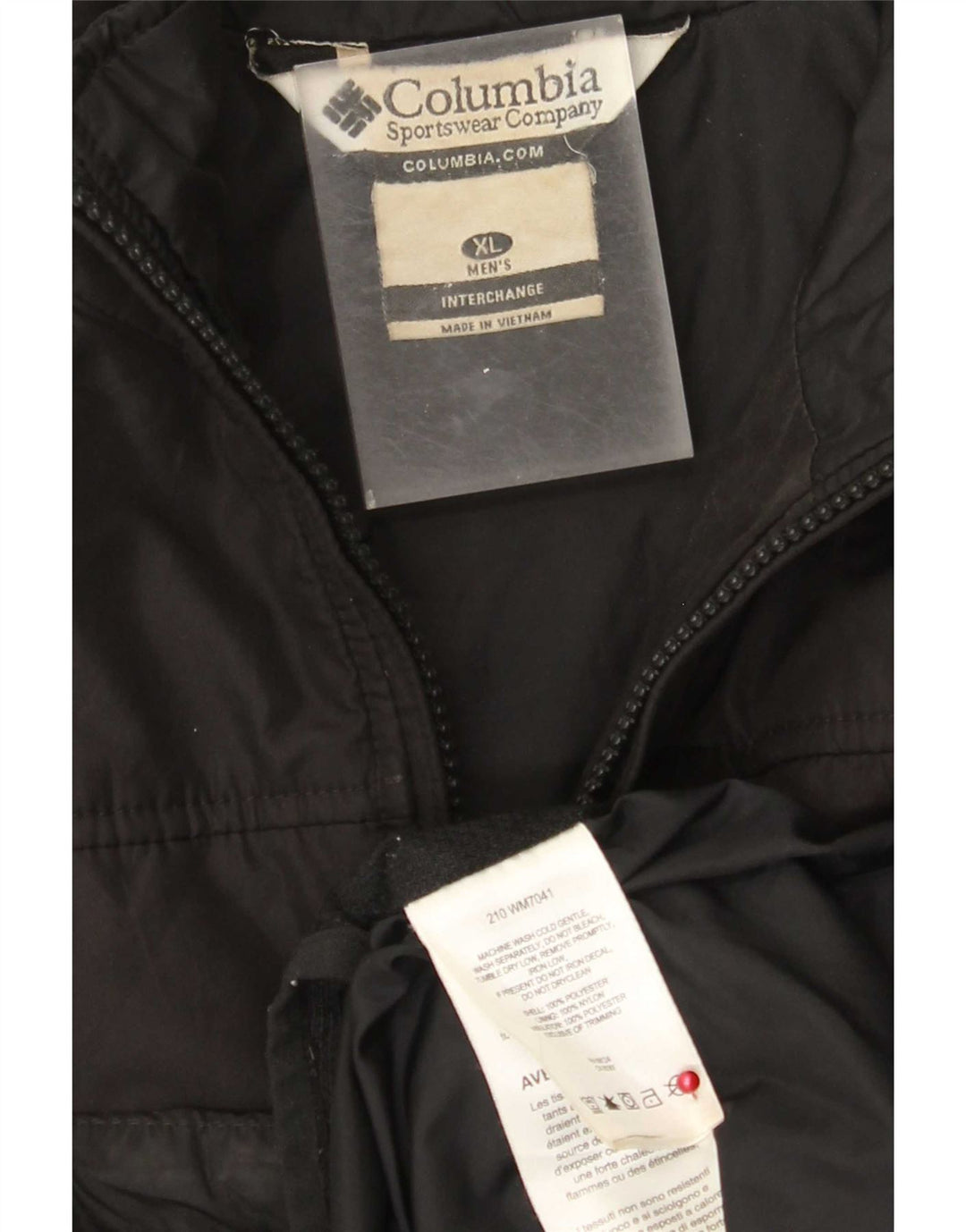 Jachetă Bomber Columbia pentru bărbați Interchange Liner UK 42 XL Poliester negru