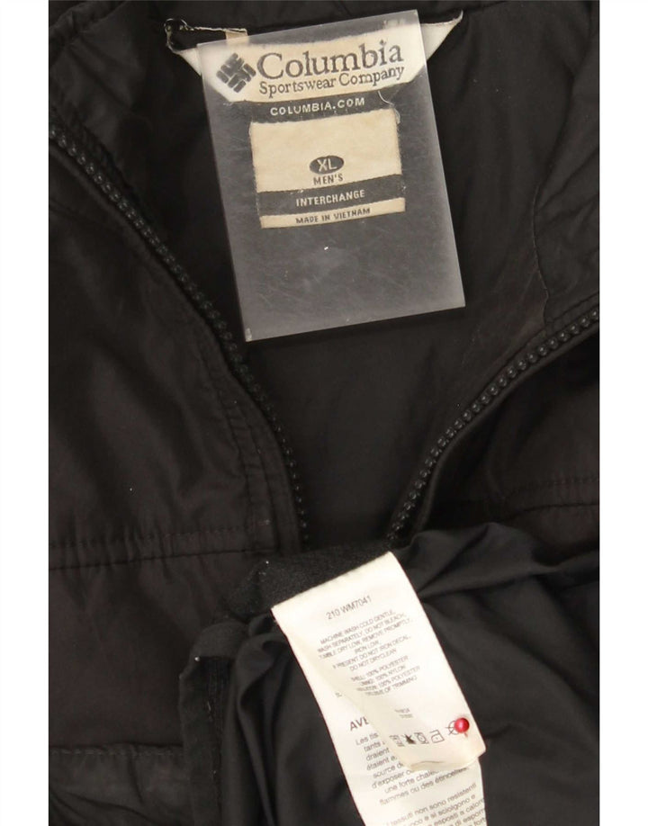 Jachetă Bomber Columbia pentru bărbați Interchange Liner UK 42 XL Poliester negru