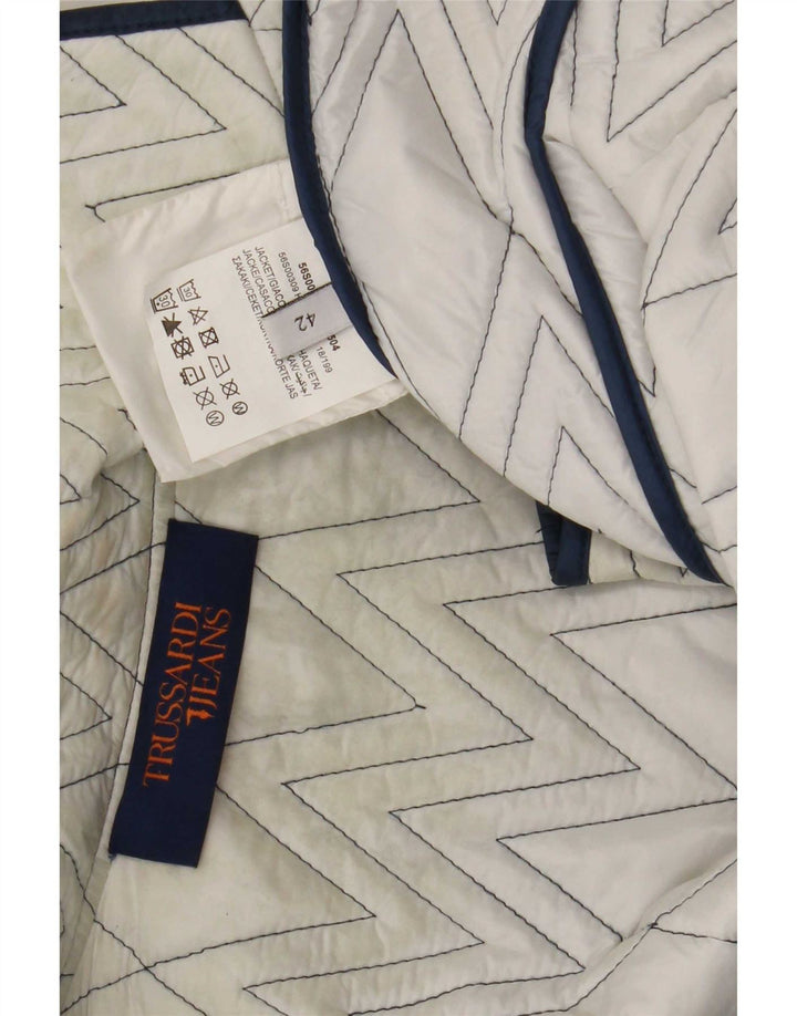 Jachetă matlasată pentru femei Trussardi Jeans IT 42 Medium Blue Colorblock